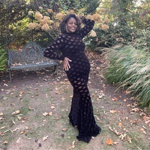 Custom Made Diamond Velvet Sheer Mermaid Leotard Set